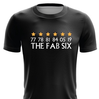 เสื้อยืด ลาย Liverpool FC แบบแห้งเร็ว ไซซ์ XS - 7XL (Fab Six)