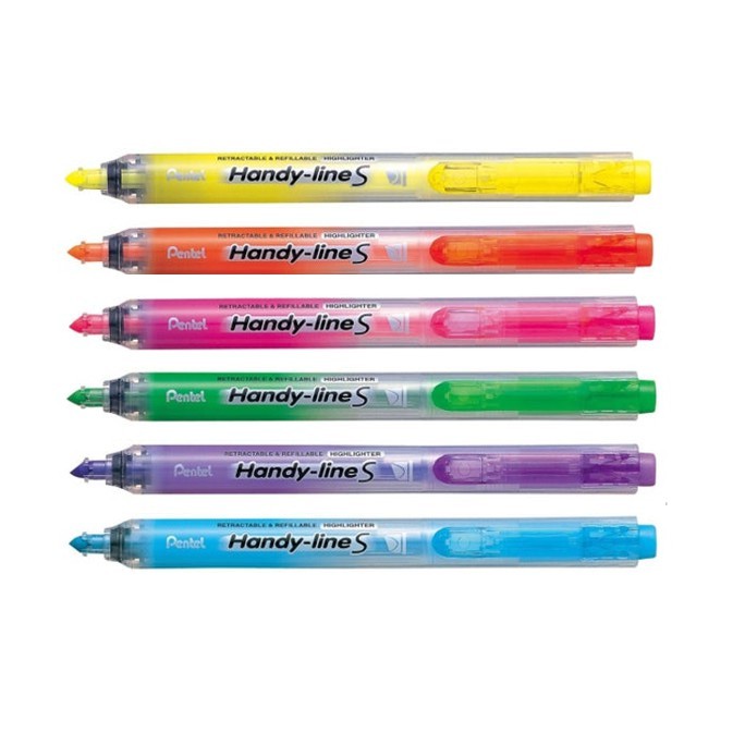 Pentel Handy Line S ปากกาเน้นข้อความแบบยืดหดได้