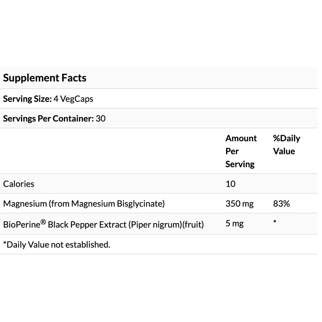 Solaray Magnesium Glycinate 3500mg 120 VegCaps แมกนีเซียมดูดซึมดี แคปซูลมังสวิรัติ - รูปที่ 3