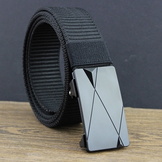 เข็มขัดผู้ชาย canvas belt for men สายเข็มขัดผู้ชาย เข็มขัดผ้าใบ เข็มขัดหัวเข็มขัดอัตโนมัติหนุ่มสาวที่มีเข็มขัดกางเกง