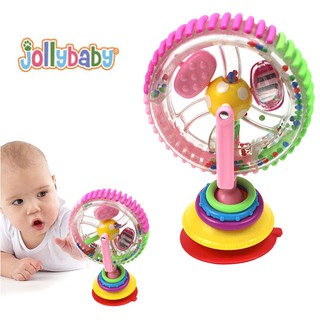 ของเล่นเสริมพัฒนาการ ติดโต๊ะเด็กเล็ก วงล้อลูกปัด Jolly Baby Wonder Wheel Highchair Toy