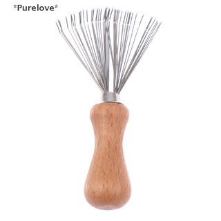 [[Purelove]] แปรงหวีผม สําหรับทําความสะอาดเครื่องสําอาง 1 ชิ้น