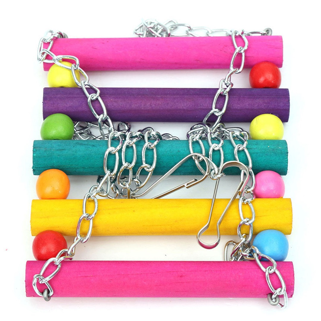 ชิงช้านก ชิงช้าชูก้า ของเล่นนก ของแต่งกรงนก ชิงช้า Bird 15x10cm นกแก้ว ฟอพัส หงส์หยก คอนัวร์ เลิฟเบิร์ด นกฟินซ์ - รูปที่ 2