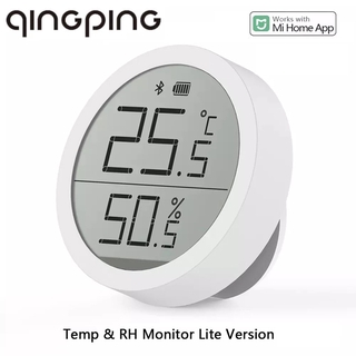 Xiaomi Qingping Bluetooth Thermometer Hygrometer Temperature and Humidity Sensor Data Storage E-Link Ink Screen Lite Edition