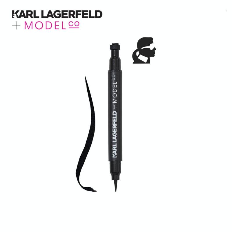 Karl Lagerfeld + ModelCo آيلاينر سائل طويل الثبات مع ختم — صورة 3