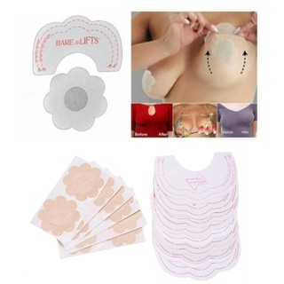 🌱YOYO10 ชุด PCS / Set Women อุปกรณ์เสริมสำหรับผิวกาย Instant Breast Lift Beauty Breast Stickers