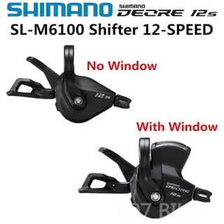 [แท้ศูนย์] มือเกียร์ ขวา SHIMANO DEORE M6100 Shiftet Lever SL-M6100 RAPIDFIRE Plus Shift Lever 12-speed Derailleurs