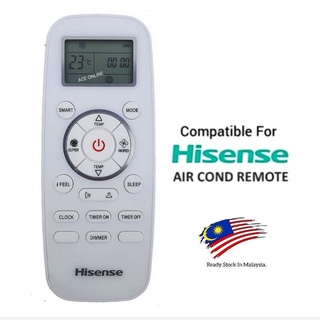 Hisense รีโมตควบคุมเครื่องปรับอากาศ DG11L1-02 แบบเปลี่ยน สําหรับ DG11L1-01 DG11L1-03 DG11L1-04 AN20DBG