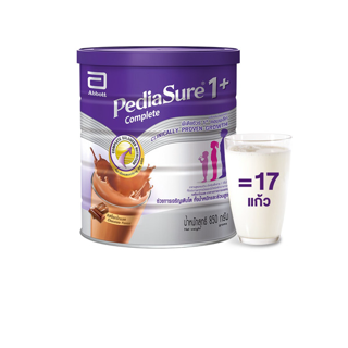 [หมดอายุ 09/65] [ส่งฟรี] Pediasure พีเดียชัวร์ 1+ ช็อกโกแลต 850 กรัม 1 กระป๋อง Pediasure 1+ Complete Chocolate 850g