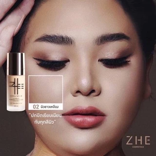 ZHE รองพื้นชี รองพื้น ZHE - ZHE Codmetics ซ้อครบ2ขวดแถมฟรีพฟเกลี่ยรองพื้น