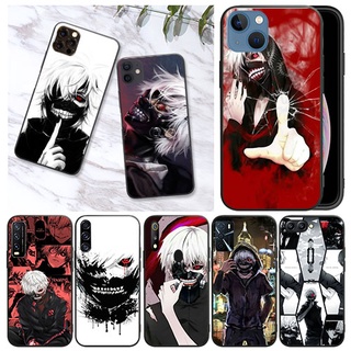 เคสโทรศัพท์มือถือ แบบนิ่ม ลายการ์ตูนอนิเมะ Tokyo Ghoul สีดํา สําหรับ OPPO A56 reno 8 R9 R9S F1 Plus Find X3 X3 Pro