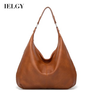 IELGY womens elegant travel shoulder bag casual retro large capacity