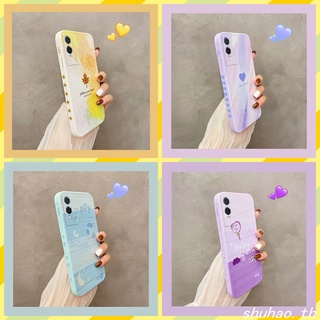 เคส vivo Y76 Y95 Y20 Y12S Y12A Y17 Y15 Y12  โทรศัพท์มือถือ ลายภาพวาดสีน้ํามัน รูปการ์ตูน Case