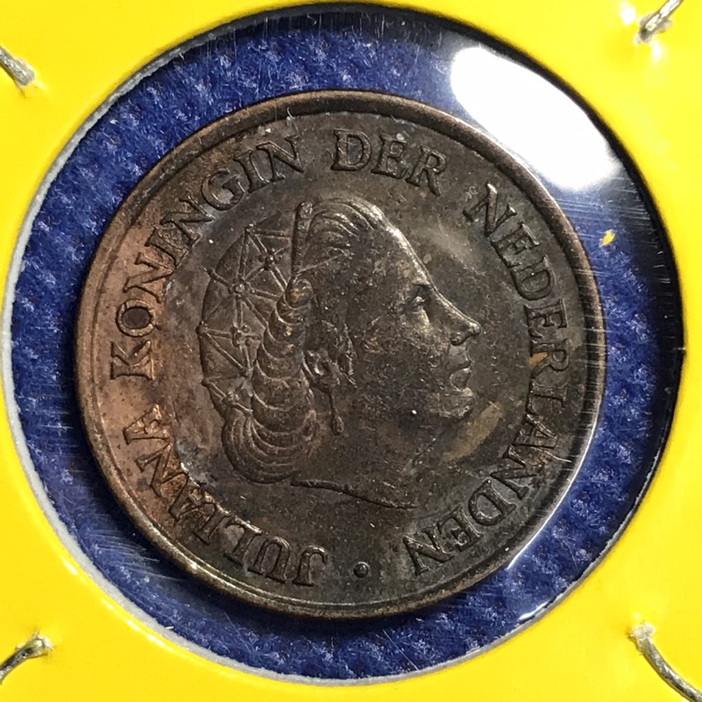 เหรียญเก่า#14360 ปี1964 เนเธอร์แลนด์ 5 CENT เหรียญสะสม เหรียญต่างประเทศ