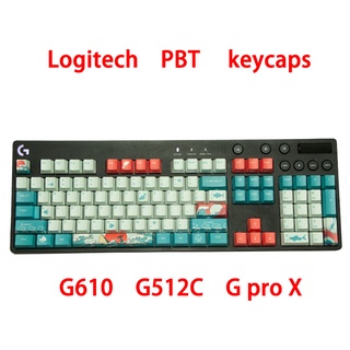 ปุ่มกดคีย์บอร์ด Logitech G610 G512C G proX PBT กันลื่น กันรอยขีดข่วน