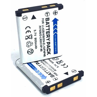 (แพ็คคู่ 2 ชิ้น) แบตเตอรี่กล้อง รุ่น EN-EL10 / FNP-45 / LI40B / CNP80 Battery for Nikon