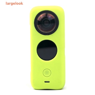 [largelook] Insta360 One X2 Body Silicone Case Cover Protector For Insta 360 One X 2 Soft Scratch Resistant Accessories Screen Body Silicone Protective Case
