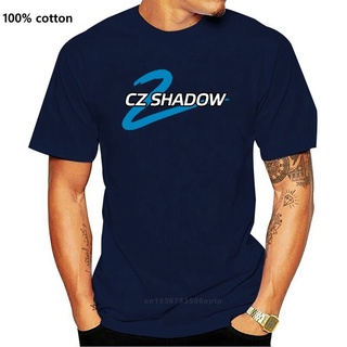 [S-5XL] ใหม่ เสื้อยืดแขนสั้น คอกลม ผ้าฝ้าย ลาย CZ 75 Shadow 2 CZUB - CZ lelaki baju lengan pendek แฟชั่นฤดูร้อน สําหรับผ