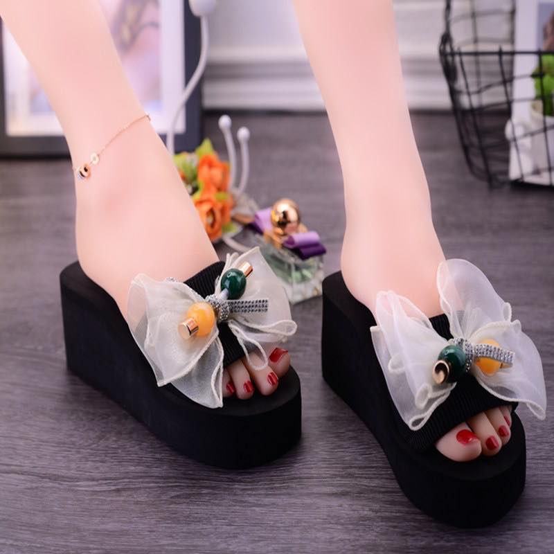👠รองเท้าแตะสูง 8 cm.  งานสวยตรงปก สินค้าพร้อมส่งไม่ต้องรอนาน👠