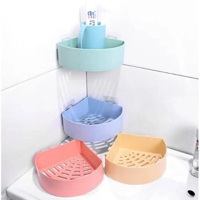 KITENJO มัลติฟังก์ชั่นห้องน้ํา CORNER SHELF