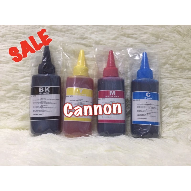 หมึกปริ้น Canon Epson Brother อิงค์เจ็ท(inkjet printer)100ml.