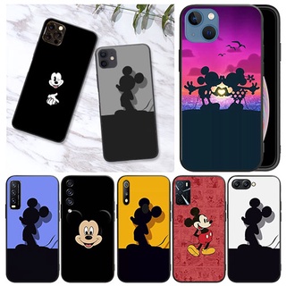 เคสโทรศัพท์มือถือนิ่ม ลาย Disney Mickey สีดํา สําหรับ vivo Y53 Y55 s Y21 Y33S Y21S Y20 Y30 Y31 2021 Y30 Y50 Y51 2020