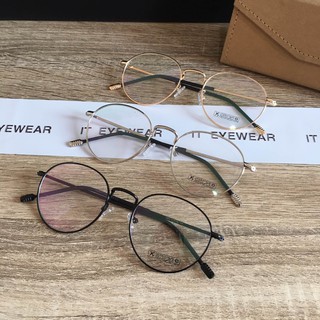 Eyewear_by.tm แว่นกรองแสง ทรงกลม รุ่น foxy สีดำ , เงิน , ทอง