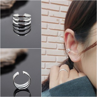 Silver-Aholic Ear cuff เงินแท้ 92.5% แฟชั่นสไตล์minimal