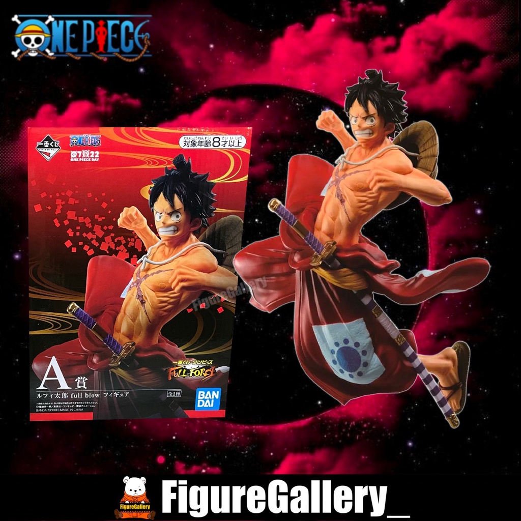 ONE PIECE Ichiban Kuji FULL FORCE A prize Luffy Taro full blow - Luffy ( ลูฟี่ทาโร่ ) วันพีช
