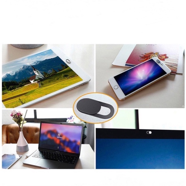 ZZ-shop ส่งจากไทย แผ่นปิดกล้อง แผ่นปิดเว็บแคม แบบเลื่อน ที่ปิดกล้องโน๊ตบุ๊คwebcam cover Protection