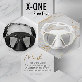 Water Pro หน้ากากดำน้ำ X-ONE #Freedive