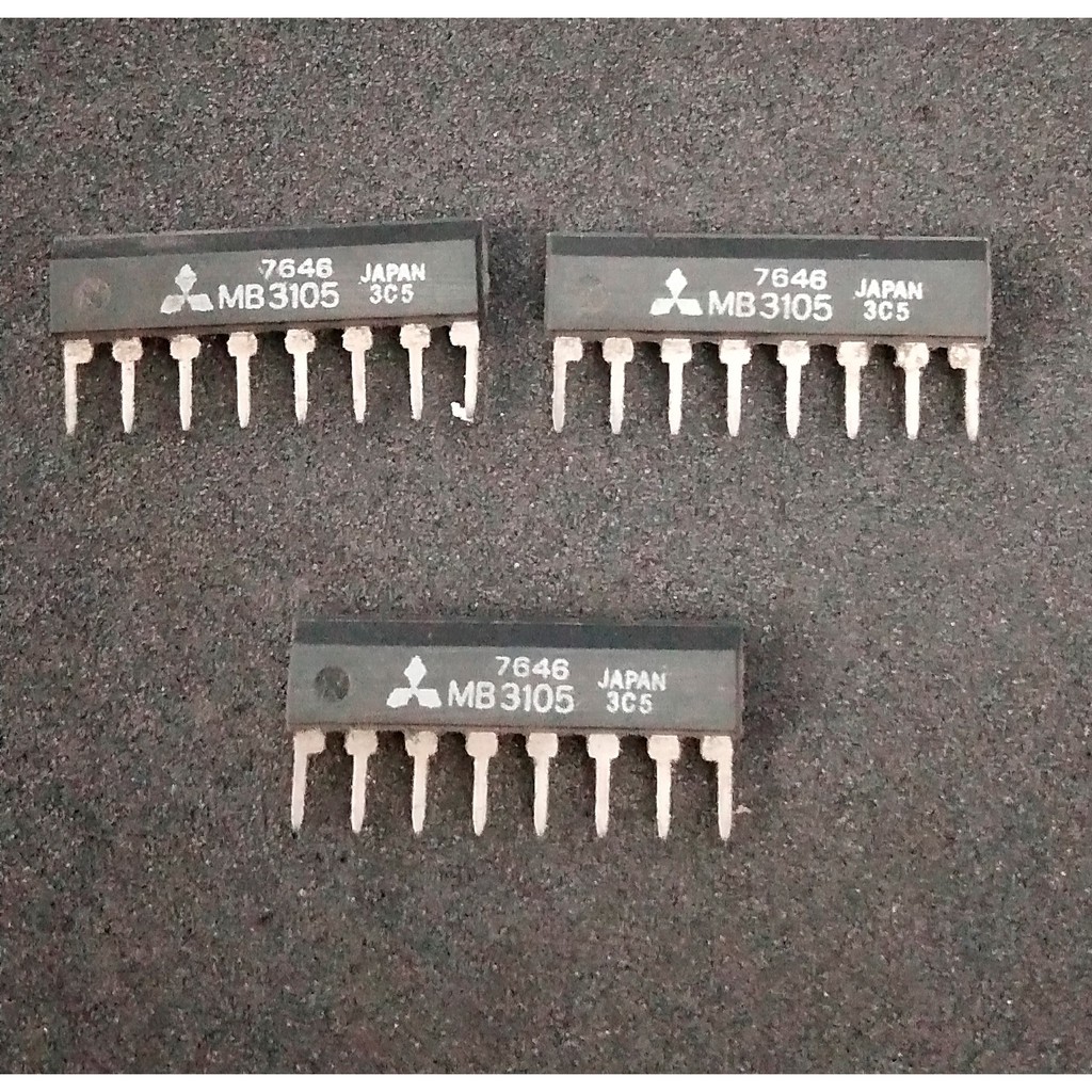 IC MB3105 MB 3105 เครื่องขยายสัญญาณเสียงสเตอริโอ 8P SIP - Fujitsu ดั้งเดิม