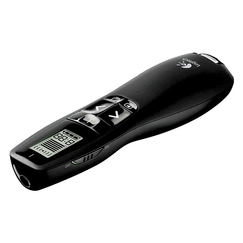 Logitech R800 Wireless Presenter Laser Pointer - Black (สีดำ) ประกันศูนย์ 3ปี ของแท้