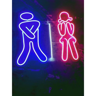 LED_NEON_FLEXไฟนีออนป้ายไฟตกแต่ง (ห้องน้ำคู่)