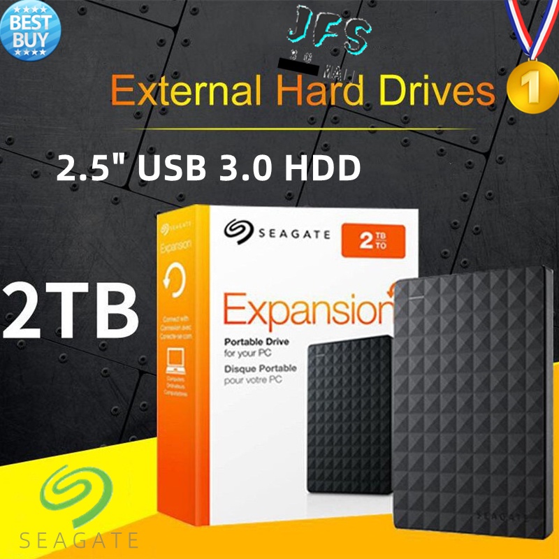 [Pouch Gift] Hardisk Eksternal Seagate External Hard Drive USB 3.0 2TB Hard Disk 2.5" HDD ₢