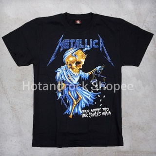 เสื้อยืดโอเวอร์ไซส์เสื้อวง MetallicaTDM 1598 HotandrockS-3XL