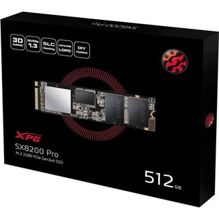 ADATA 512GB XPG SX8200 Pro PCIe Gen3x4 M.2 2280 SSD (ASX8200PNP-512GT-C)