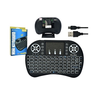 Glink คีย์บอร์ด มินิ ขนาดเล็ก มีพิมพ์ภาษาไทยบนตัวTouchPad Airmouse Mini รุ่น gkb-220