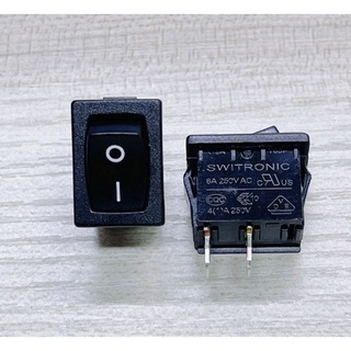 Switch สวิท สวิทหน้าแท่นปรี 220V. รุ่นไม่มีไฟ SWITRONIC