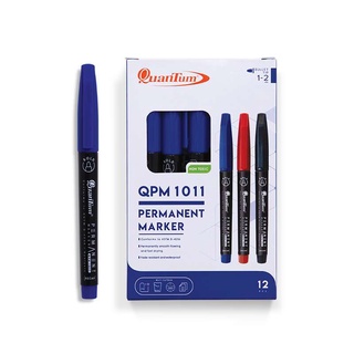 ปากกาเคมีควอนตั้ม Quantum Permanent Marker QPM-1011 (12 ด้าม)