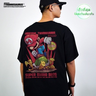 เสื้อยืดแขนสั้น ผ้าฝ้ายแท้ พิมพ์ลาย Nintendo Merchandise Super Mario สไตล์ญี่ปุ่น แฟชั่นฤดูร้อน สําหรับผู้ชาย และผู้หญิง