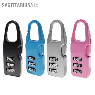 Sagittarius314 กุญแจล็อคลิ้นชัก โลหะผสมสังกะสี 3 หลัก รีเซ็ตได้ กันขโมย สําหรับประตู กระเป๋าเป้สะพายหลัง