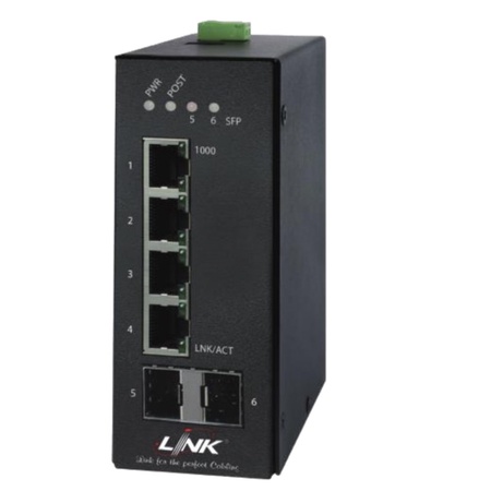 UT-1319A  4Port 10/100/1000+2 slot Multi-rate Managed L2 Switch Link สวิตซ์
