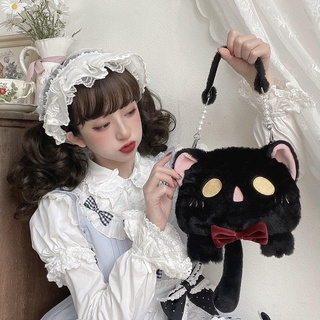 Lolita bag youyou cat cute plush doll bag portable oblique cross bag female