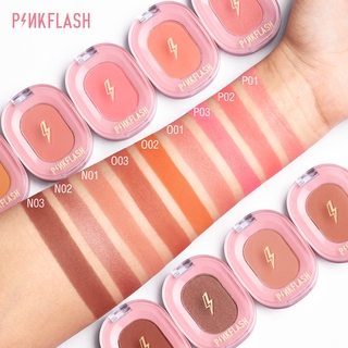 PINKFLASH Pearlescent Matte Blush Cream Natural Long Lasting Waterproof  Brighten Face Contour Makeup Blush