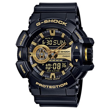 Casio G-Shock Limited Garish Black &amp; Gold Series รุ่น GA-400GB-1A9