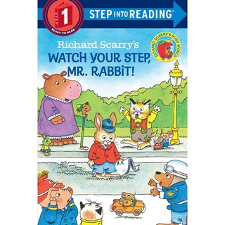 มือ1 พร้อมส่ง RICHARD SCARRYS WATCH YOUR STEP, MR. RABBIT! (STEP INTO READING 1)