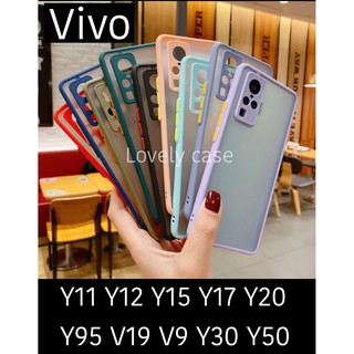 เคสขอบสี กันกล้อง VIVO Y11 Y12 Y15 Y17 Y95 Y93 Y91 Y20 Y30 Y50