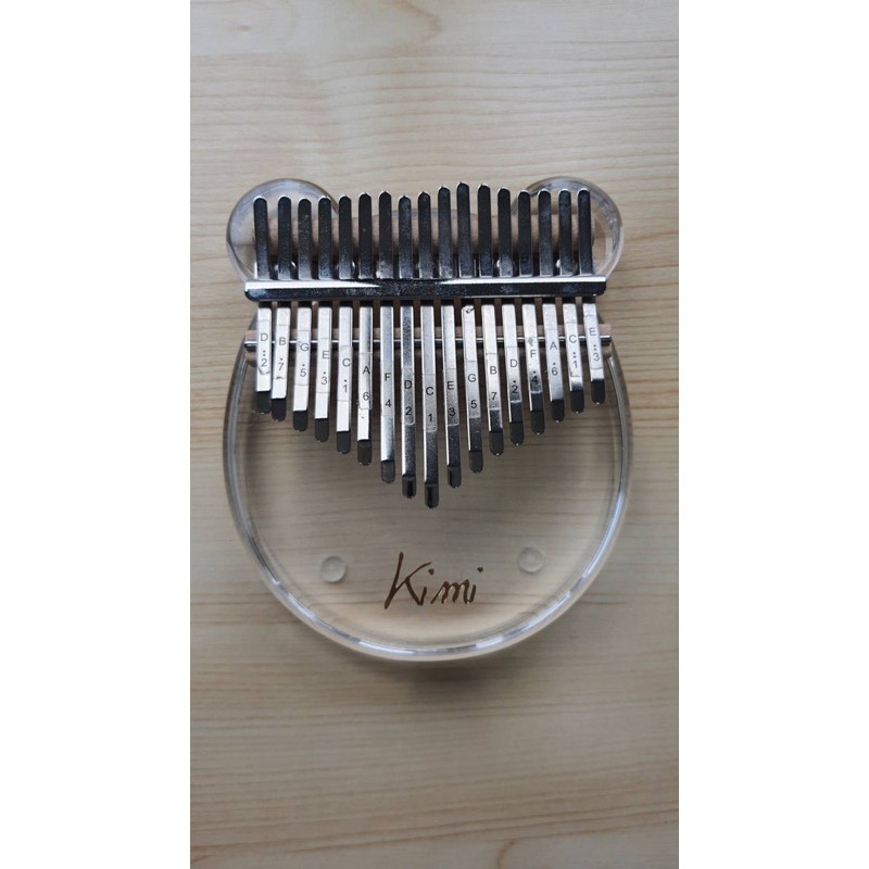 Kimi คาลิมบา มือสองแท้ 💯kalimba อะคริลิคใส พร้อมกล่อง