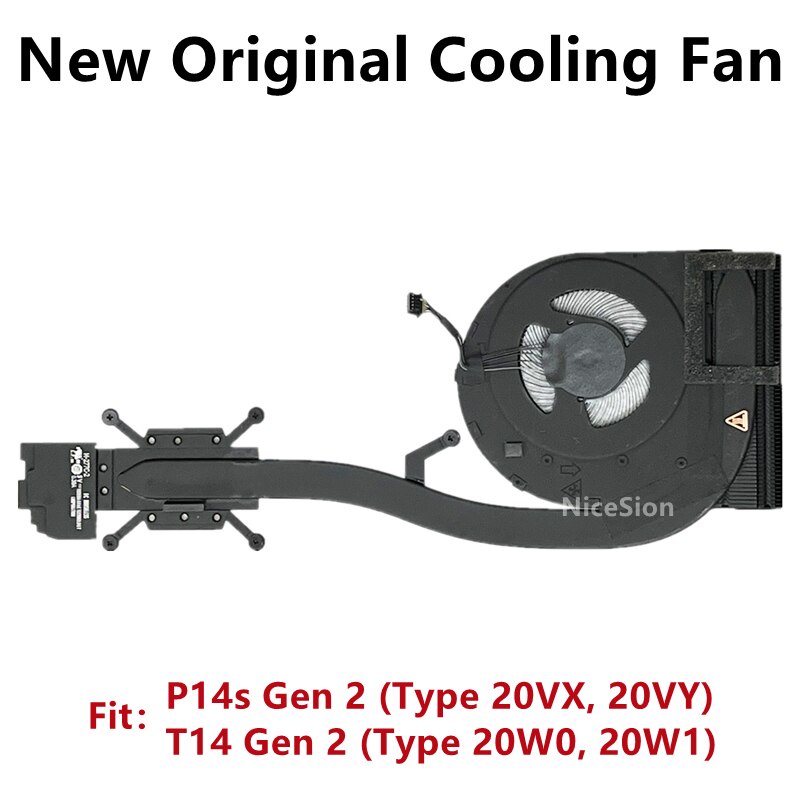 Lenovo Thinkpad T14 Gen 2 P14s Gen 2 พัดลมระบายความร้อนฮีทซิงค์หม้อน้ํา Cooler 5H41B77165